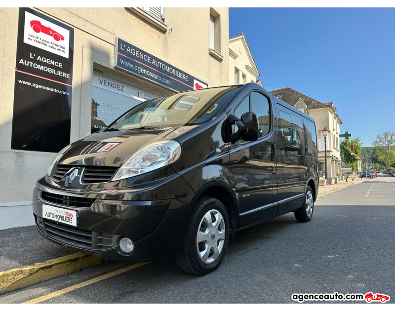 Achat voiture occasion, Auto occasion pas cher | Agence Auto Renault Trafic 2.0 DCI 115cv PRIVILEGE 8PLACES Noir Année 2010 Manuelle Diesel